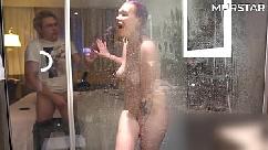 I love it when my stepbrother spies on me in the shower